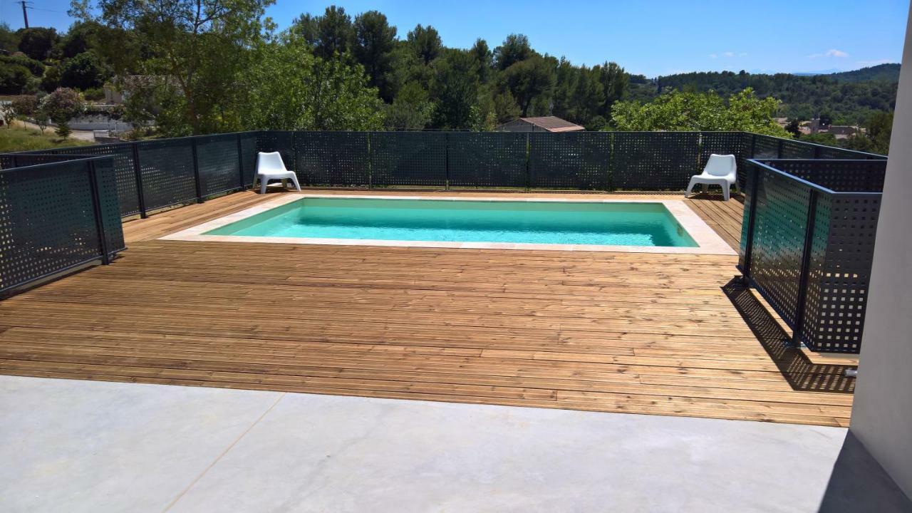 Villa Piscine Sud France Verzeille Eksteriør billede