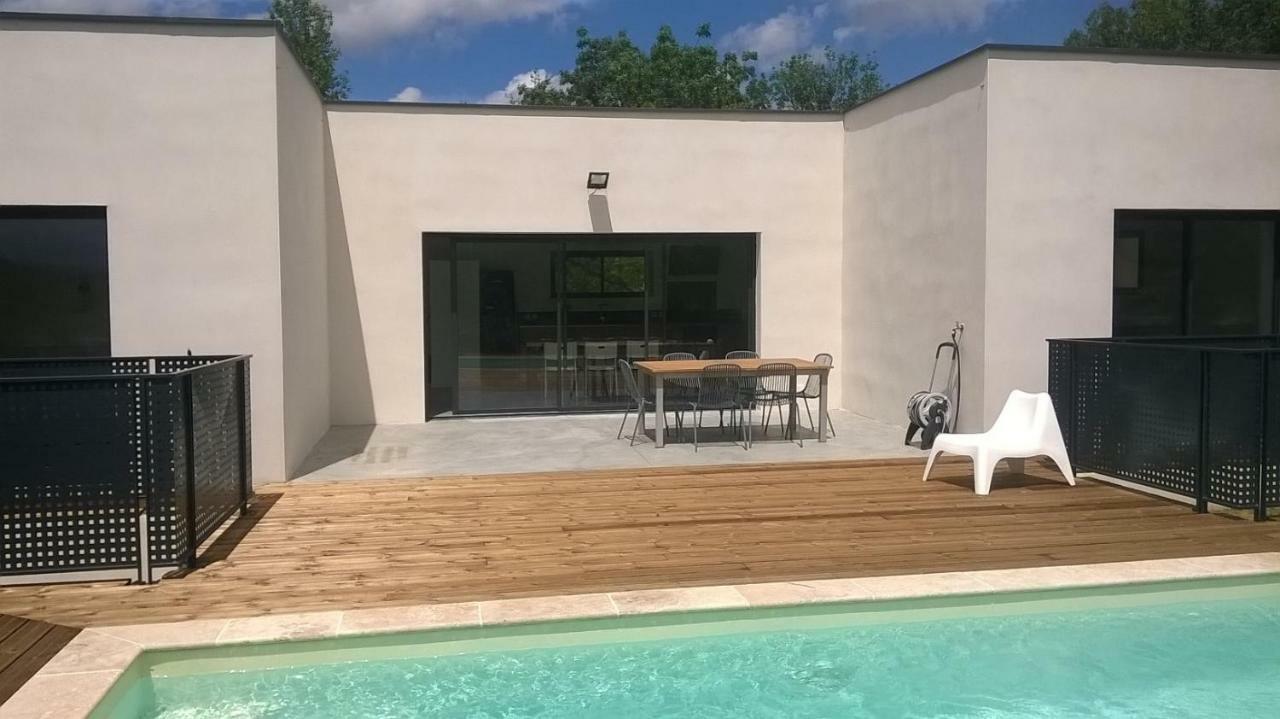 Villa Piscine Sud France Verzeille Eksteriør billede