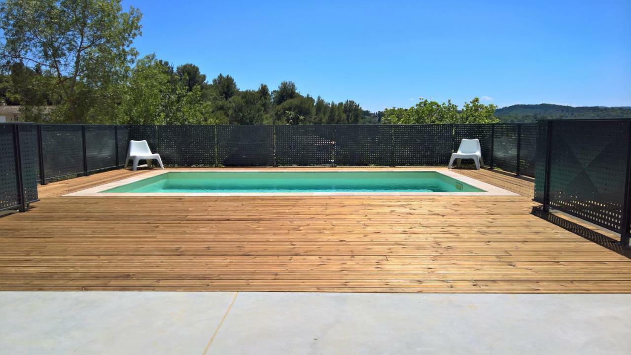Villa Piscine Sud France Verzeille Eksteriør billede
