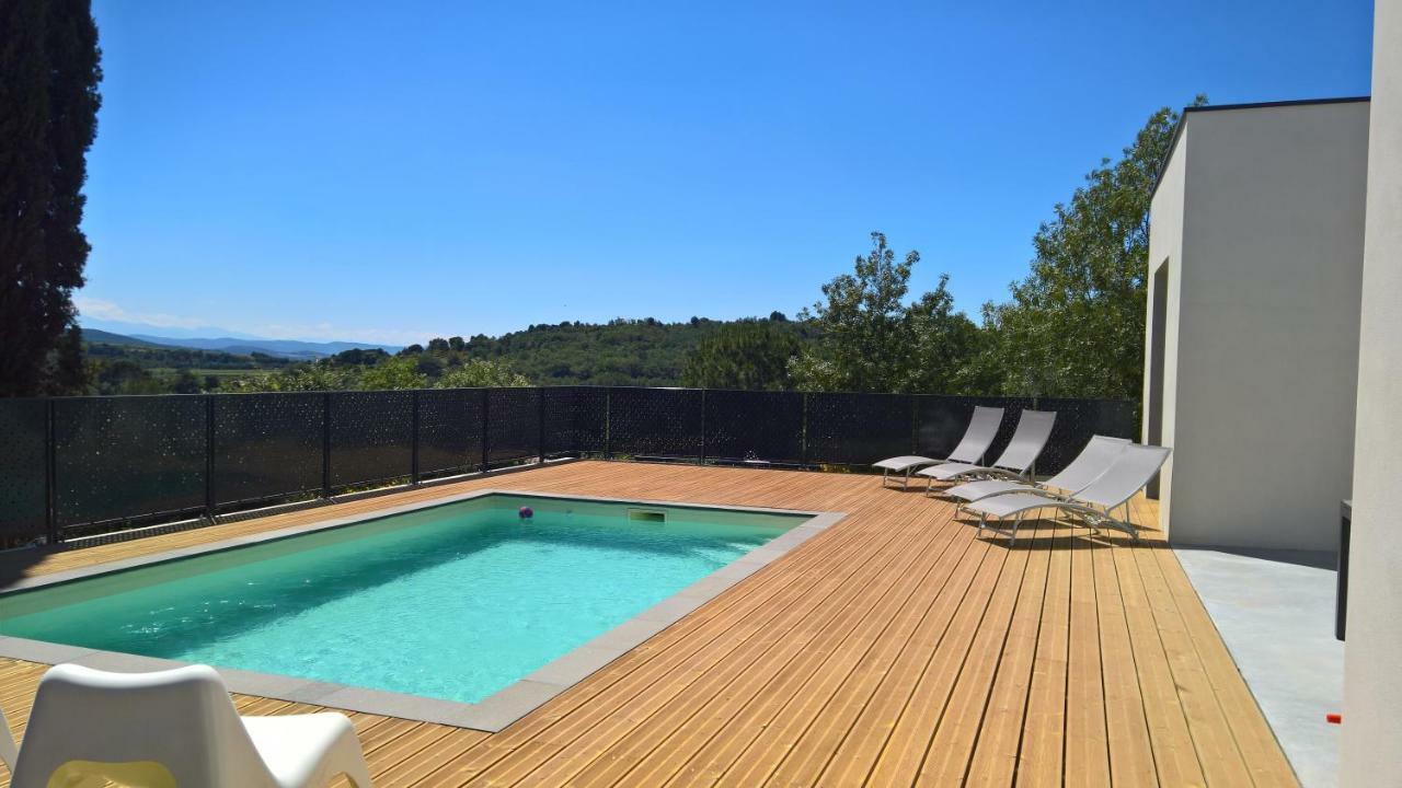 Villa Piscine Sud France Verzeille Eksteriør billede