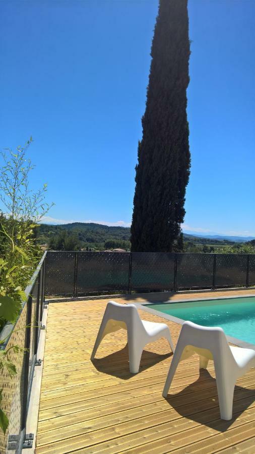 Villa Piscine Sud France Verzeille Eksteriør billede