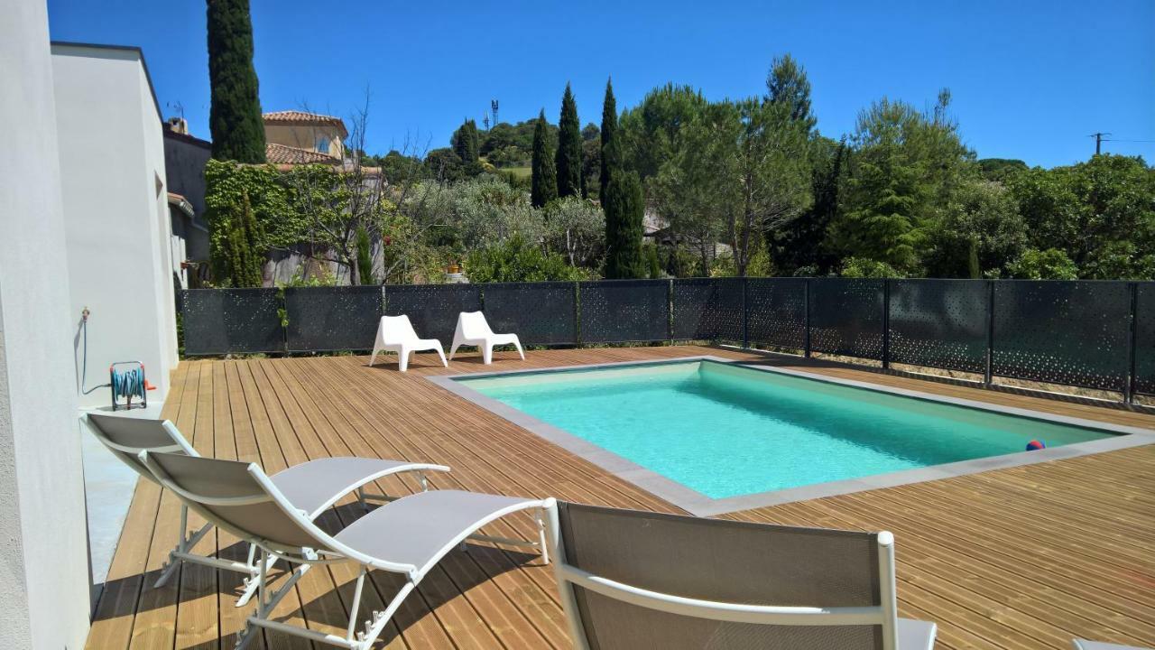 Villa Piscine Sud France Verzeille Eksteriør billede