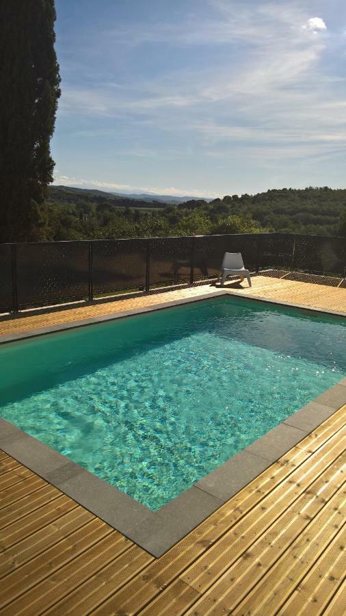 Villa Piscine Sud France Verzeille Eksteriør billede