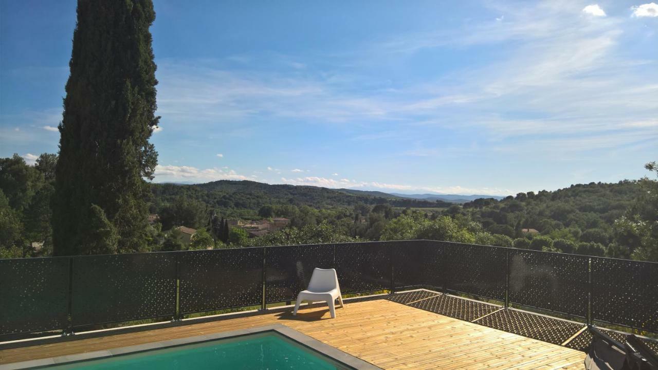 Villa Piscine Sud France Verzeille Eksteriør billede